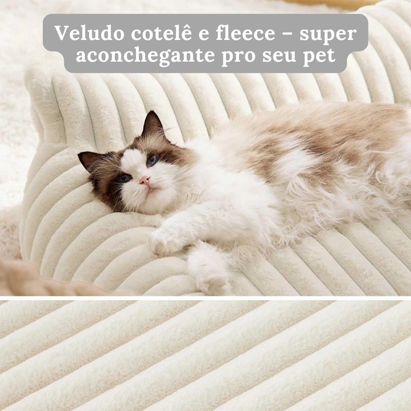 Oásis de Conforto: A Cama Sofá para Pets que Abraça Seu Amigo com Calor e Segurança! 🐶😺