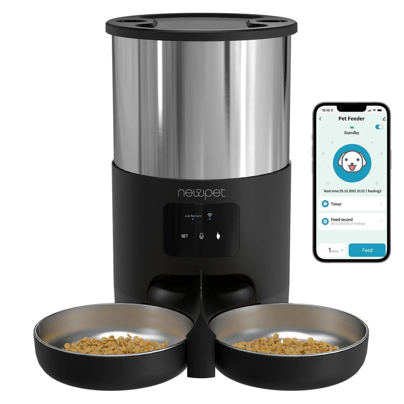 Chega de Preocupação: Garanta a Refeição do Seu Pet na Hora Certa com Alimentador Automático Inteligente!