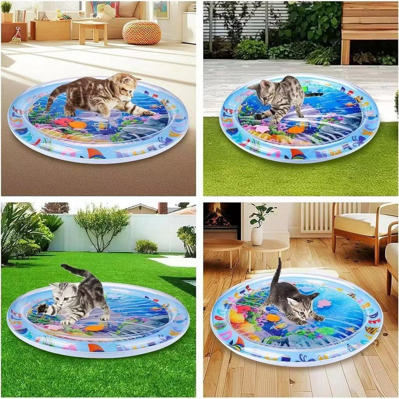 Tapete de Água Interativo - Diversão Garantida para seu Pet! 🐶😺